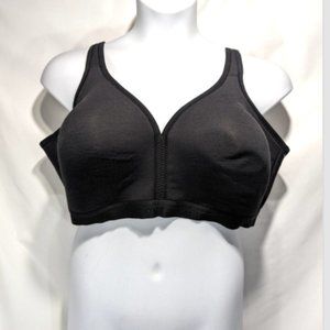 NWOT Lane Bryant Cacique Cotton Lightly Padded No Wire Black 46DDD